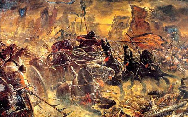 Ilustracja: Rebelia pod przywództwem An Lushan w okresie Tianbao za czasów dynastii Tang